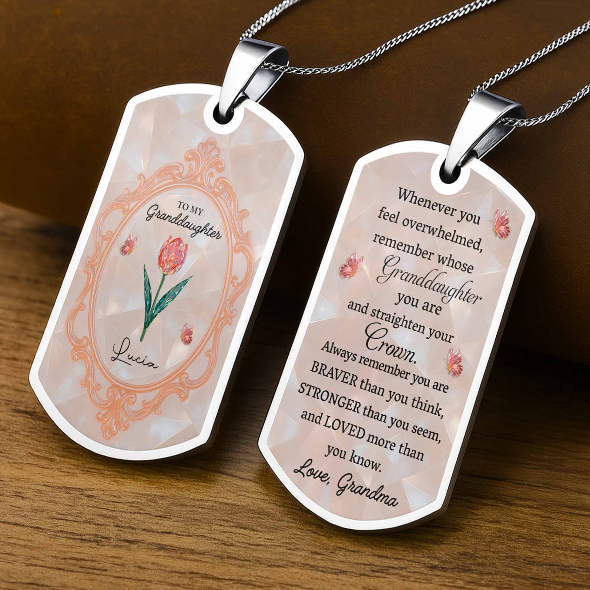 To My Granddaughter Love You Forever Flowers