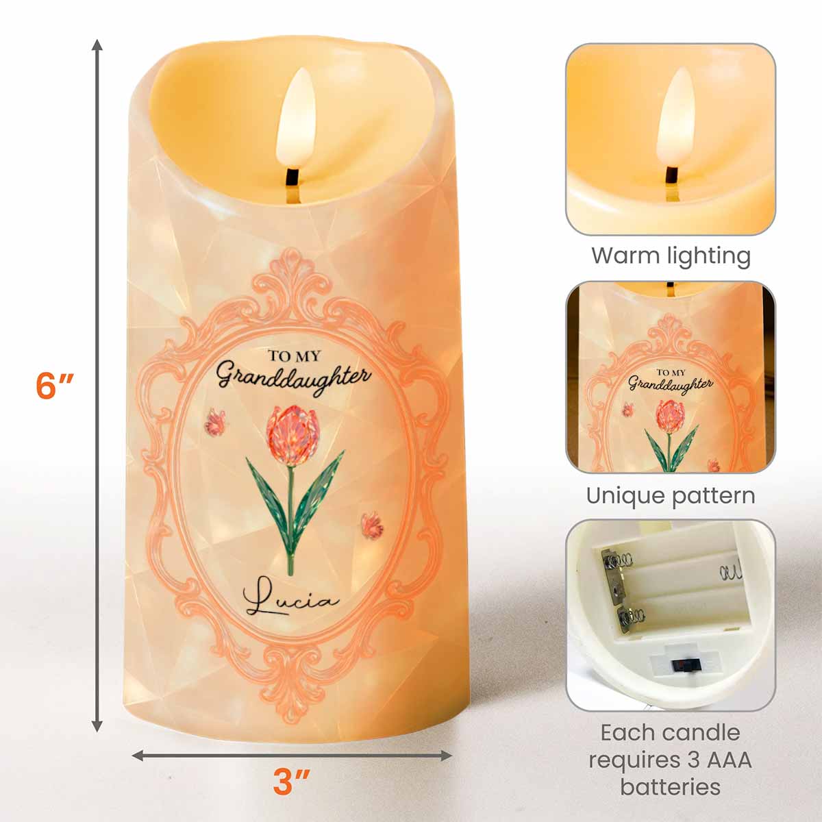 Straighten Your Crown, Granddaughter Love Message with Flowers