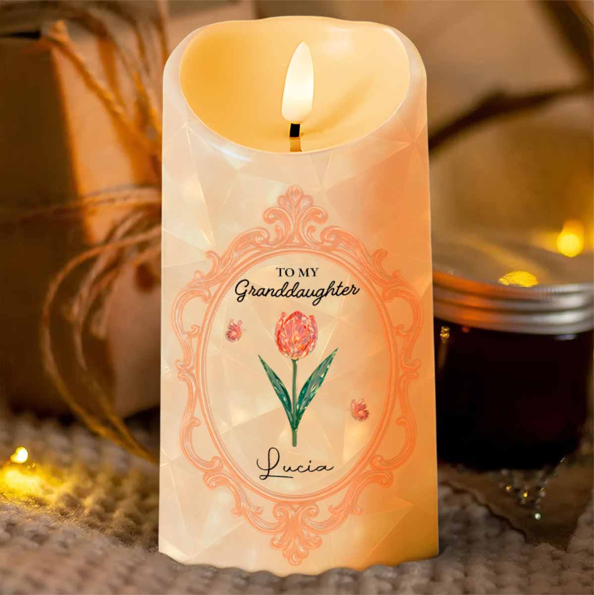 Straighten Your Crown, Granddaughter Love Message with Flowers