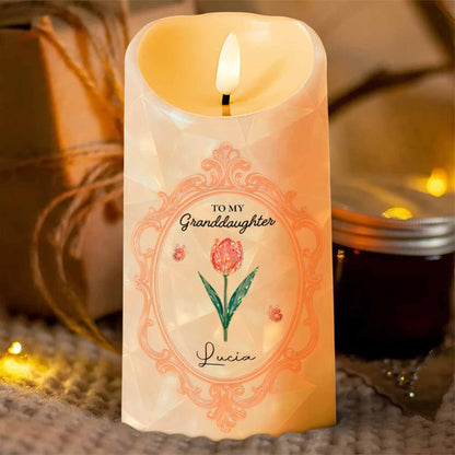 Straighten Your Crown, Granddaughter Love Message with Flowers