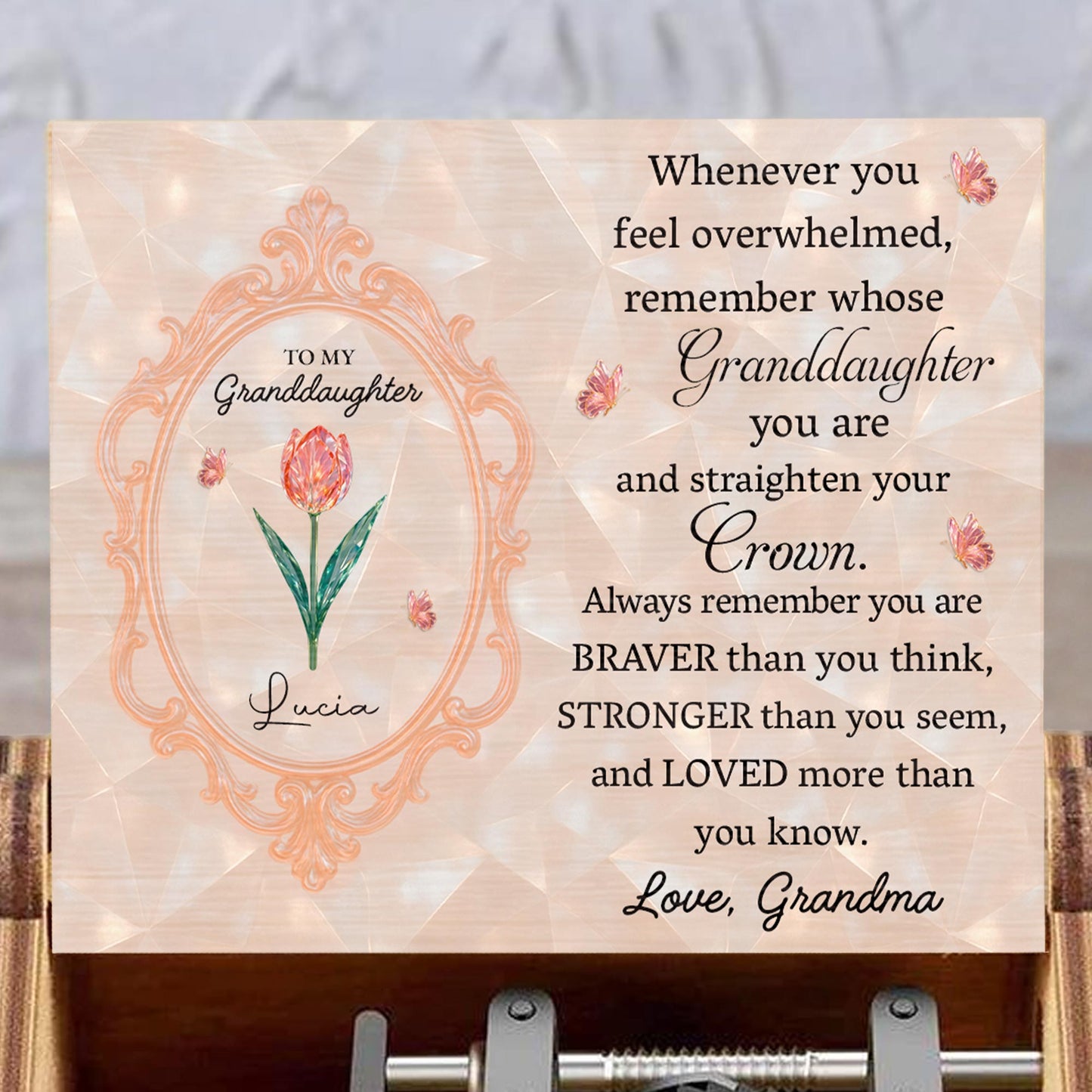 Whenever You Feel Overwhelmed, Remember Whose Granddaughter You Are