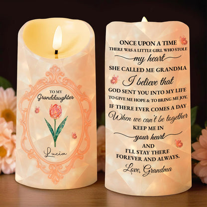 Once Upon A Time, A Little Girl, Flower Design