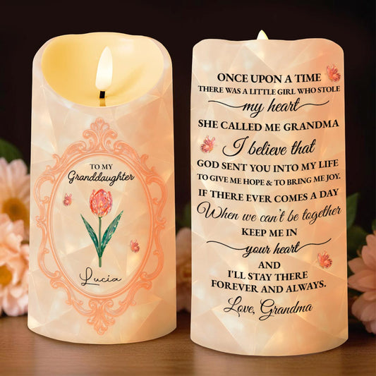 Once Upon A Time, A Little Girl, Flower Design