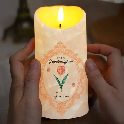 Once Upon A Time, A Little Girl, Flower Design