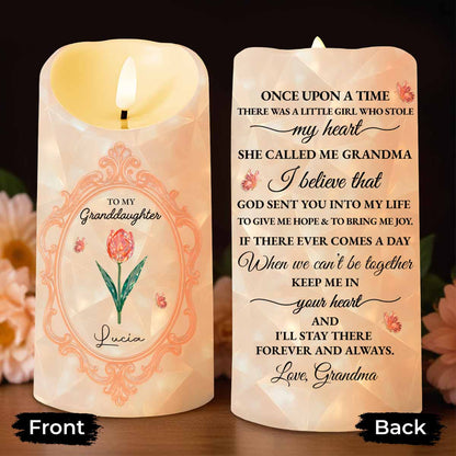 Once Upon A Time, A Little Girl, Flower Design