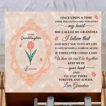 To My Granddaughter, Once Upon A Time, Floral Accents