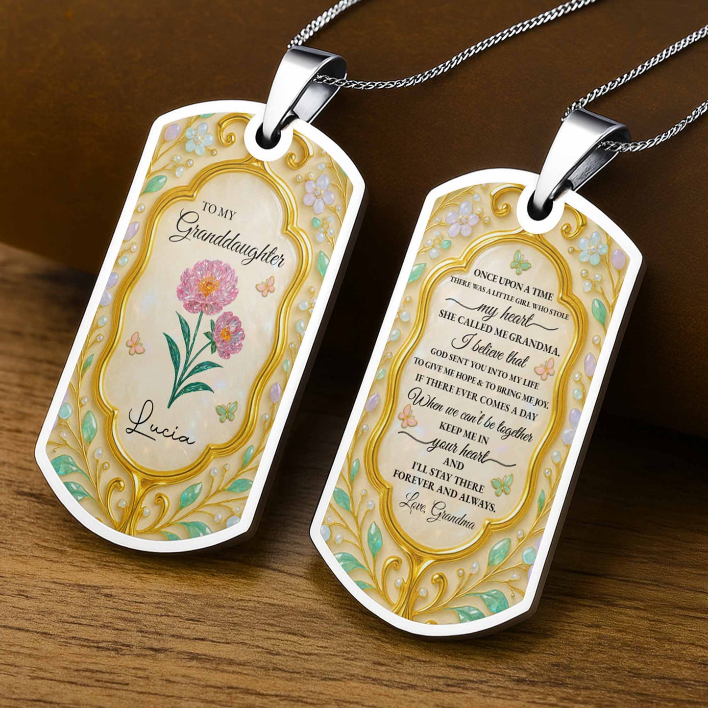 To My Granddaughter, Keep Me In Your Heart, Flowers