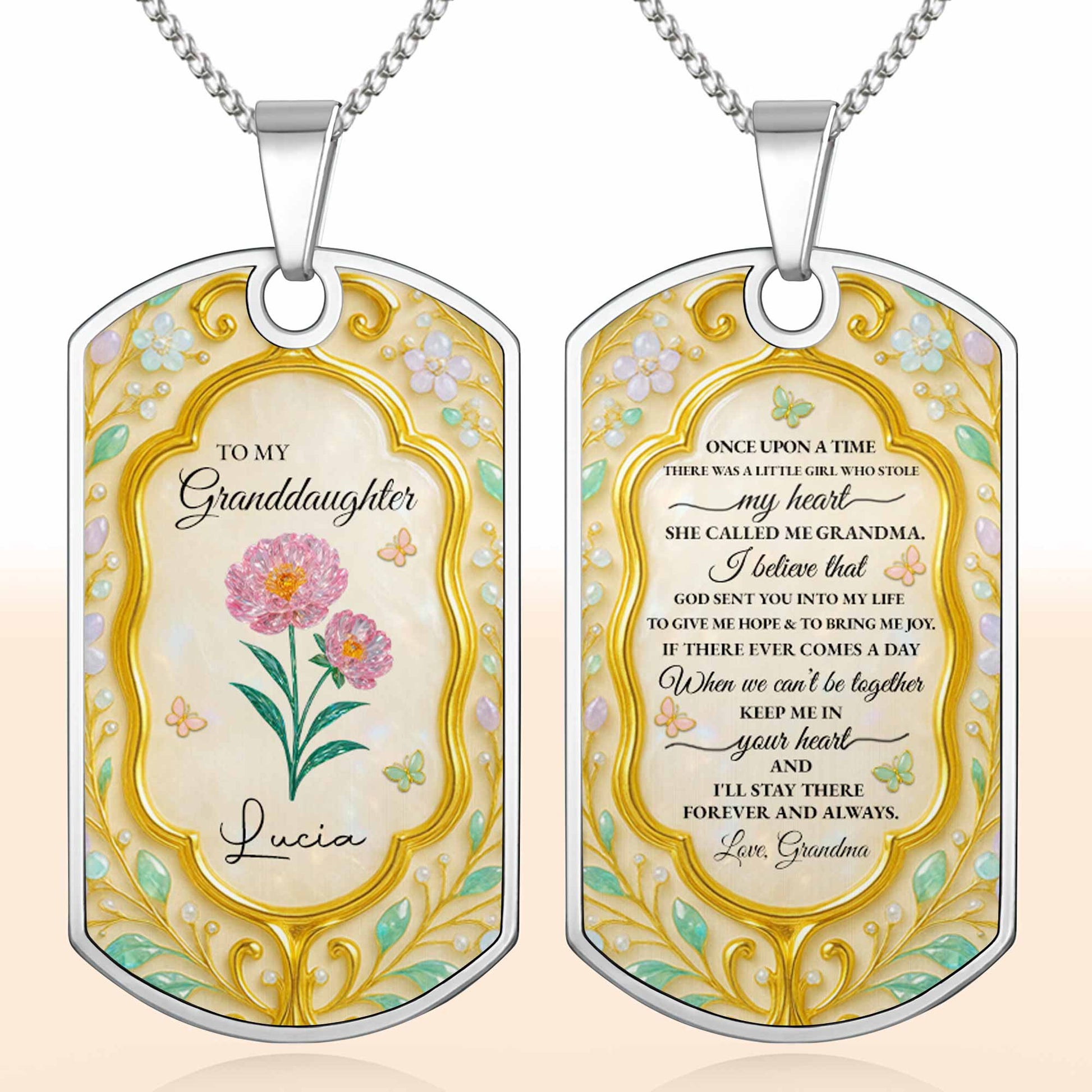 To My Granddaughter, Keep Me In Your Heart, Flowers