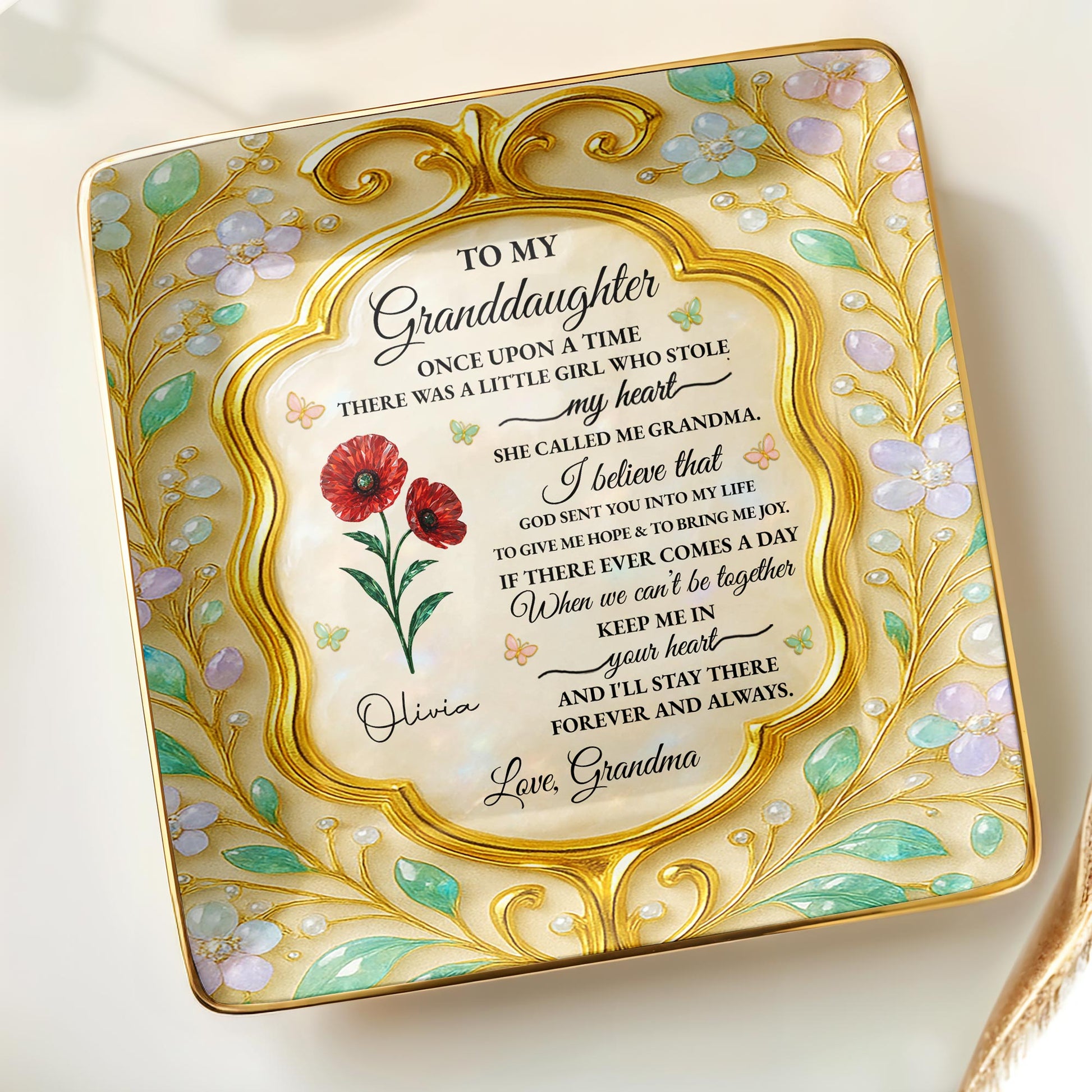 To My Granddaughter, Once Upon A Time, Flowers