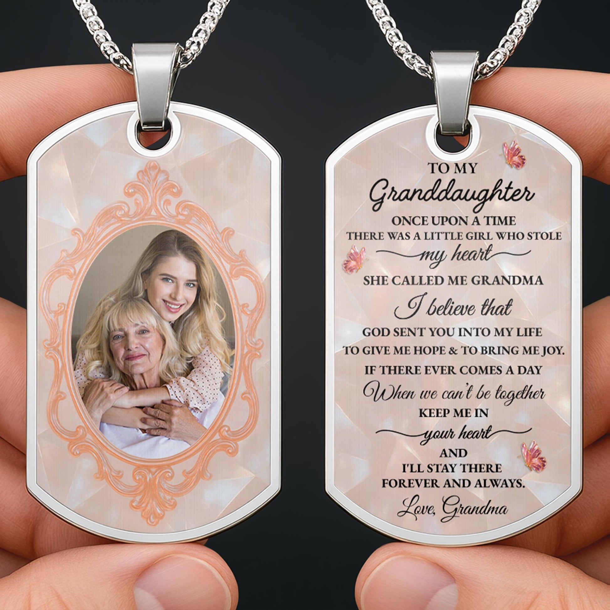 To My Granddaughter, Keep Me In Your Heart, Flowers