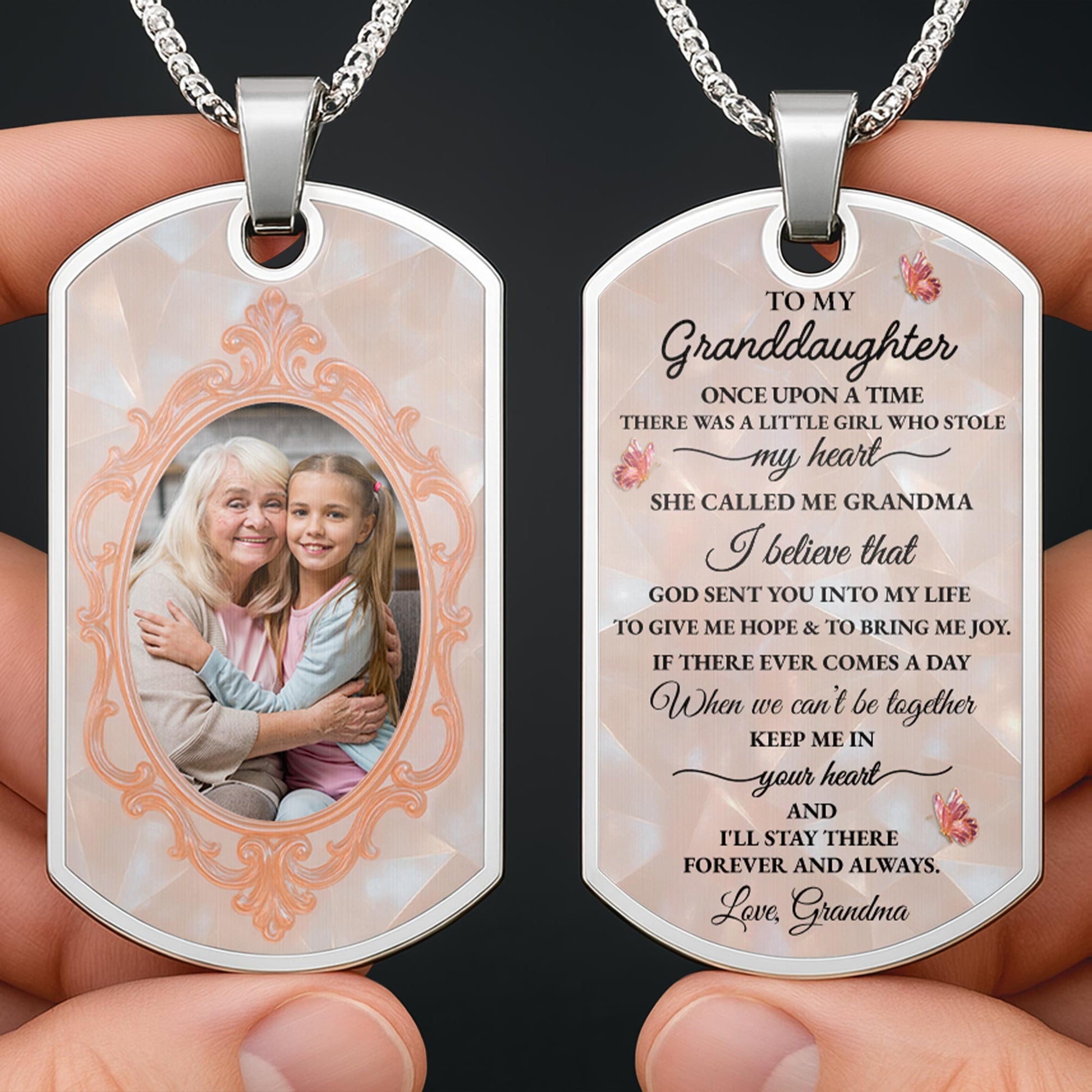 To My Granddaughter, Keep Me In Your Heart, Flowers