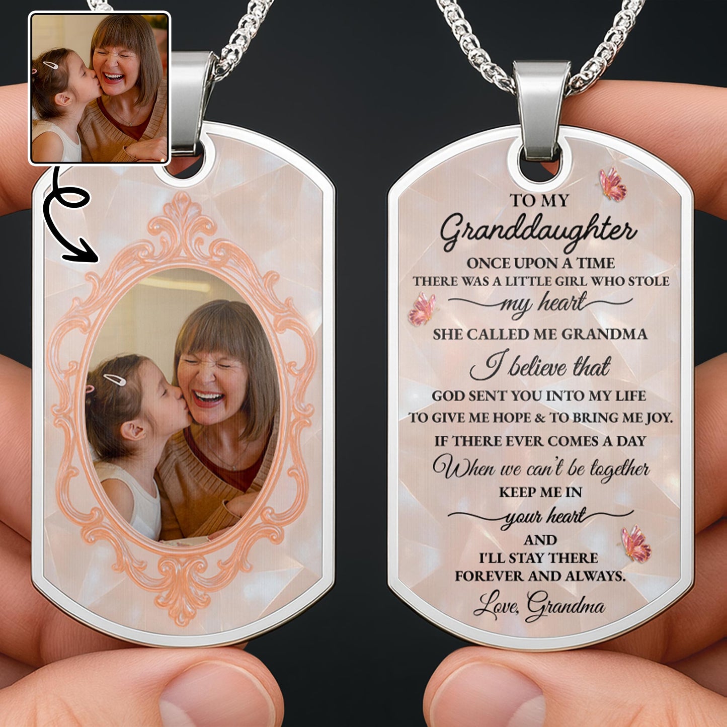 To My Granddaughter, Keep Me In Your Heart, Flowers