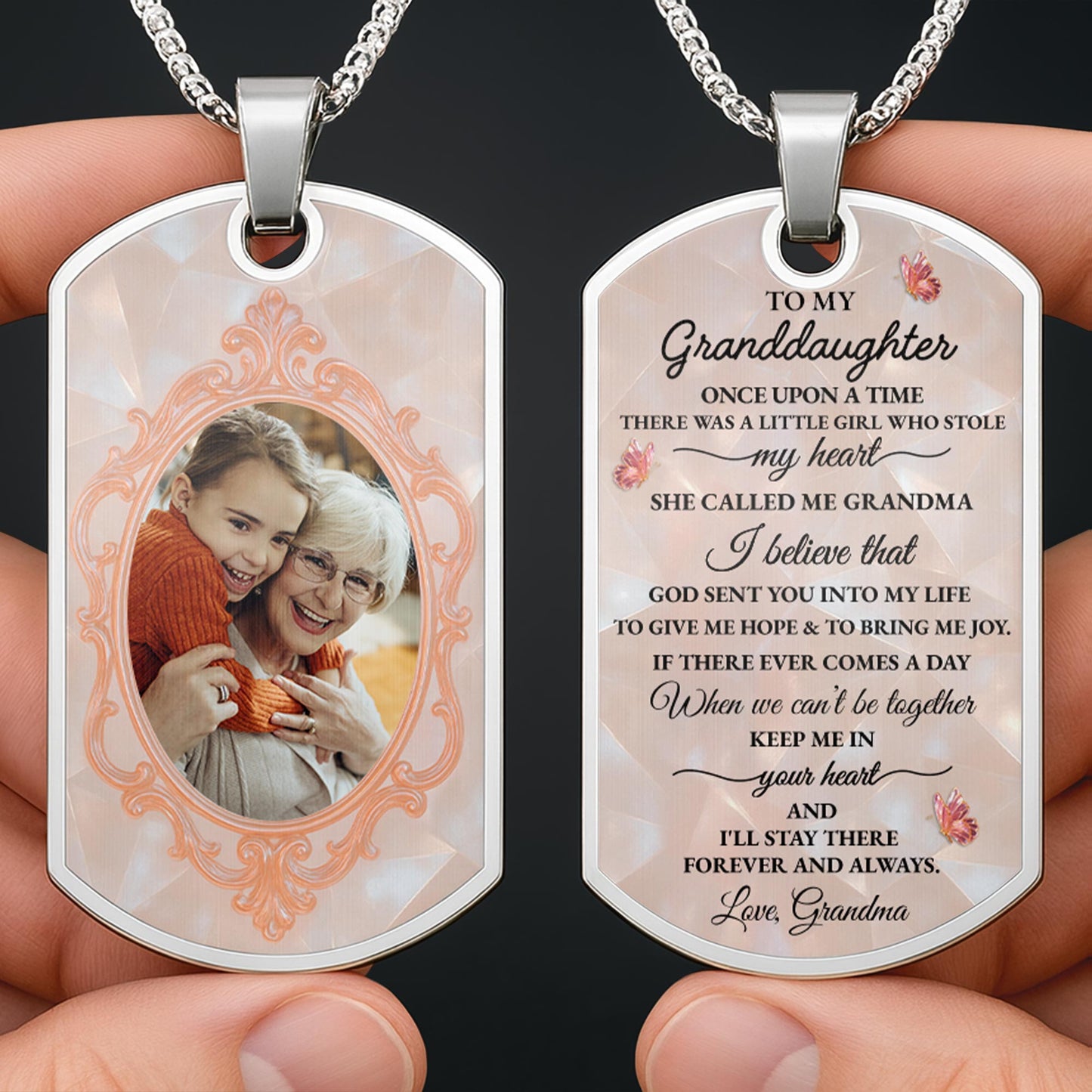 To My Granddaughter, Keep Me In Your Heart, Flowers