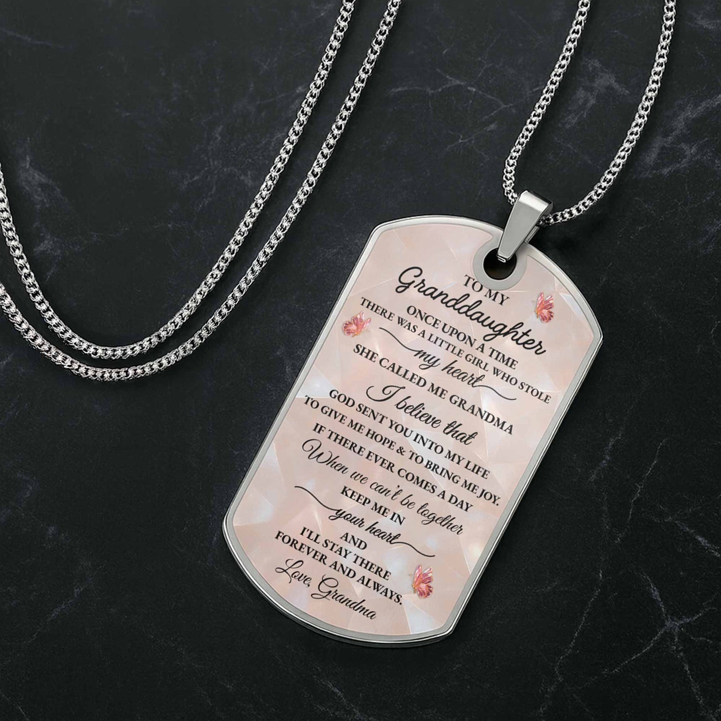 To My Granddaughter, Keep Me In Your Heart, Flowers