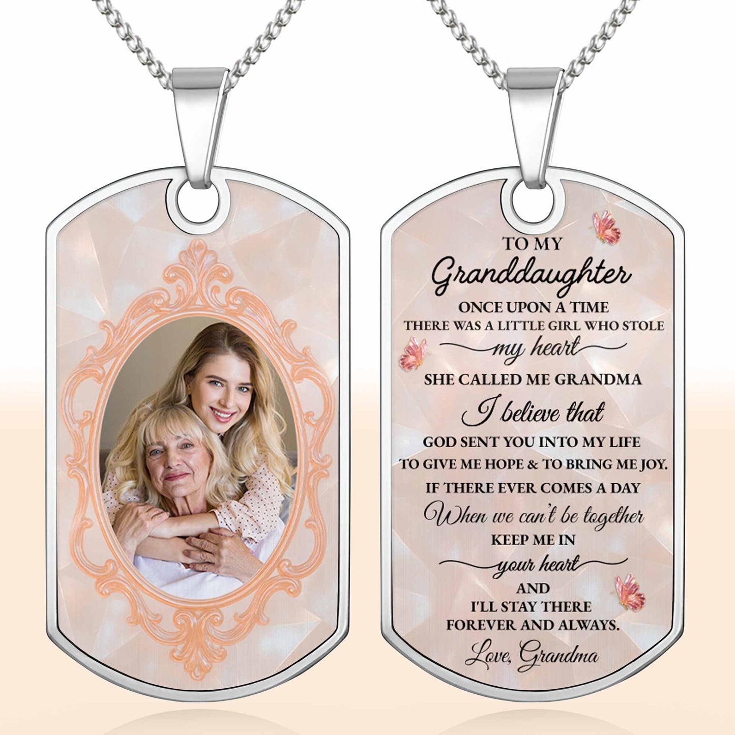 To My Granddaughter, Keep Me In Your Heart, Flowers