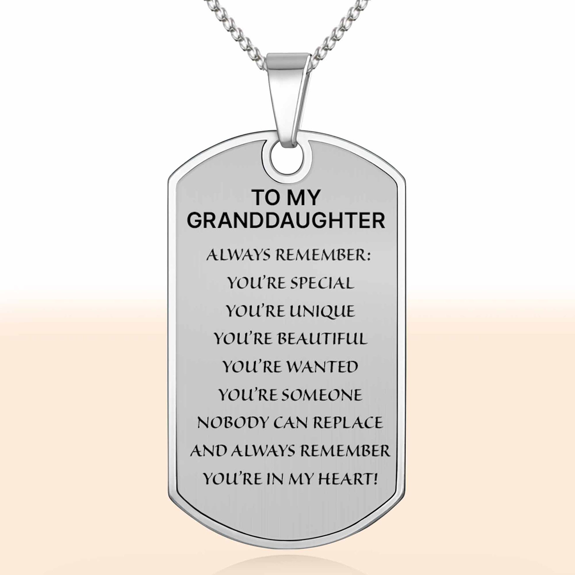 To My Granddaughter, Always Remember You’re Special, Moon And Fairy