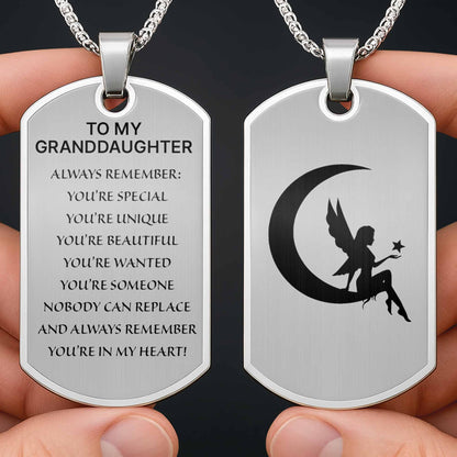 To My Granddaughter, Always Remember You’re Special, Moon And Fairy