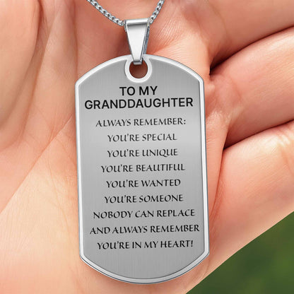 To My Granddaughter, Always Remember You’re Special, Moon And Fairy