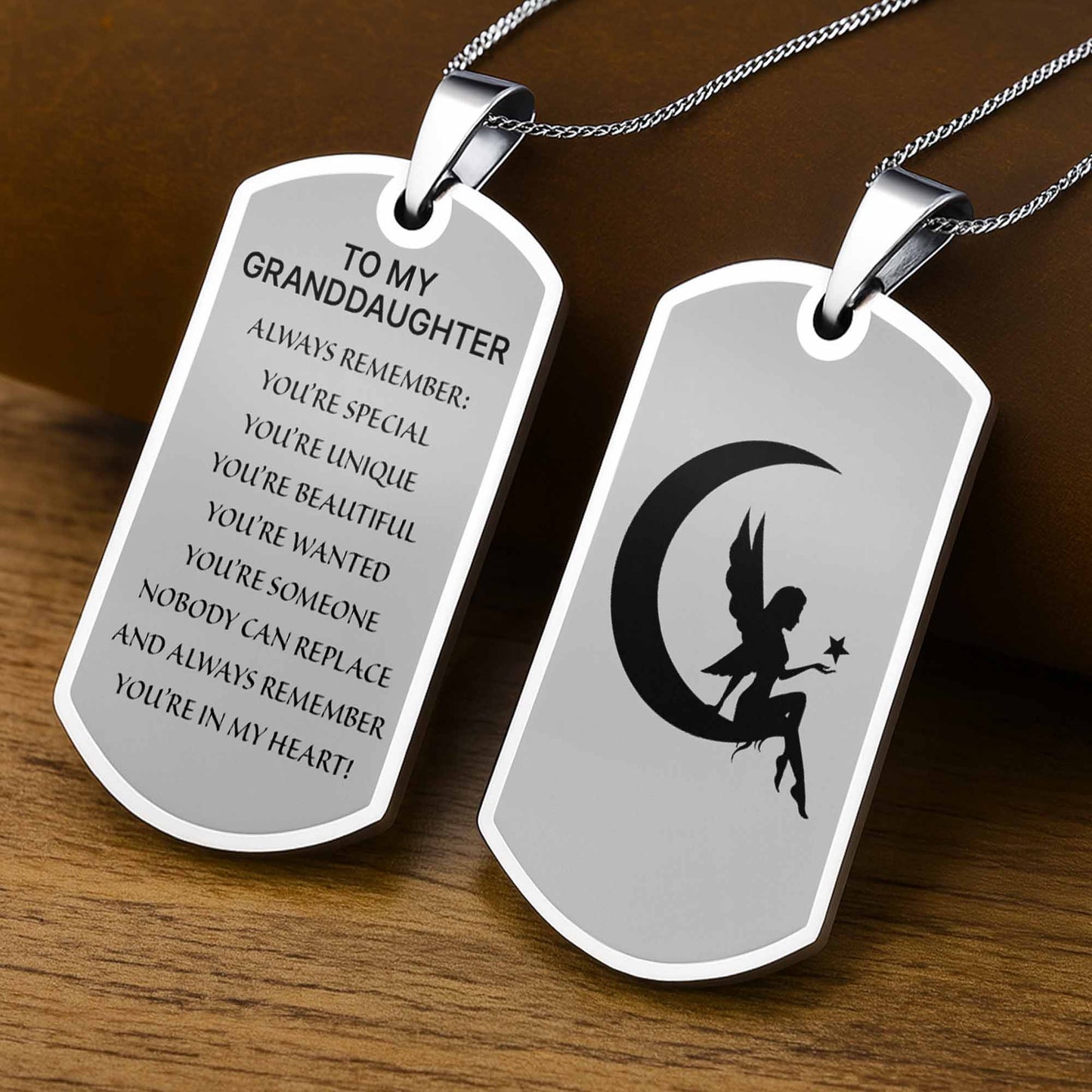 To My Granddaughter, Always Remember You’re Special, Moon And Fairy