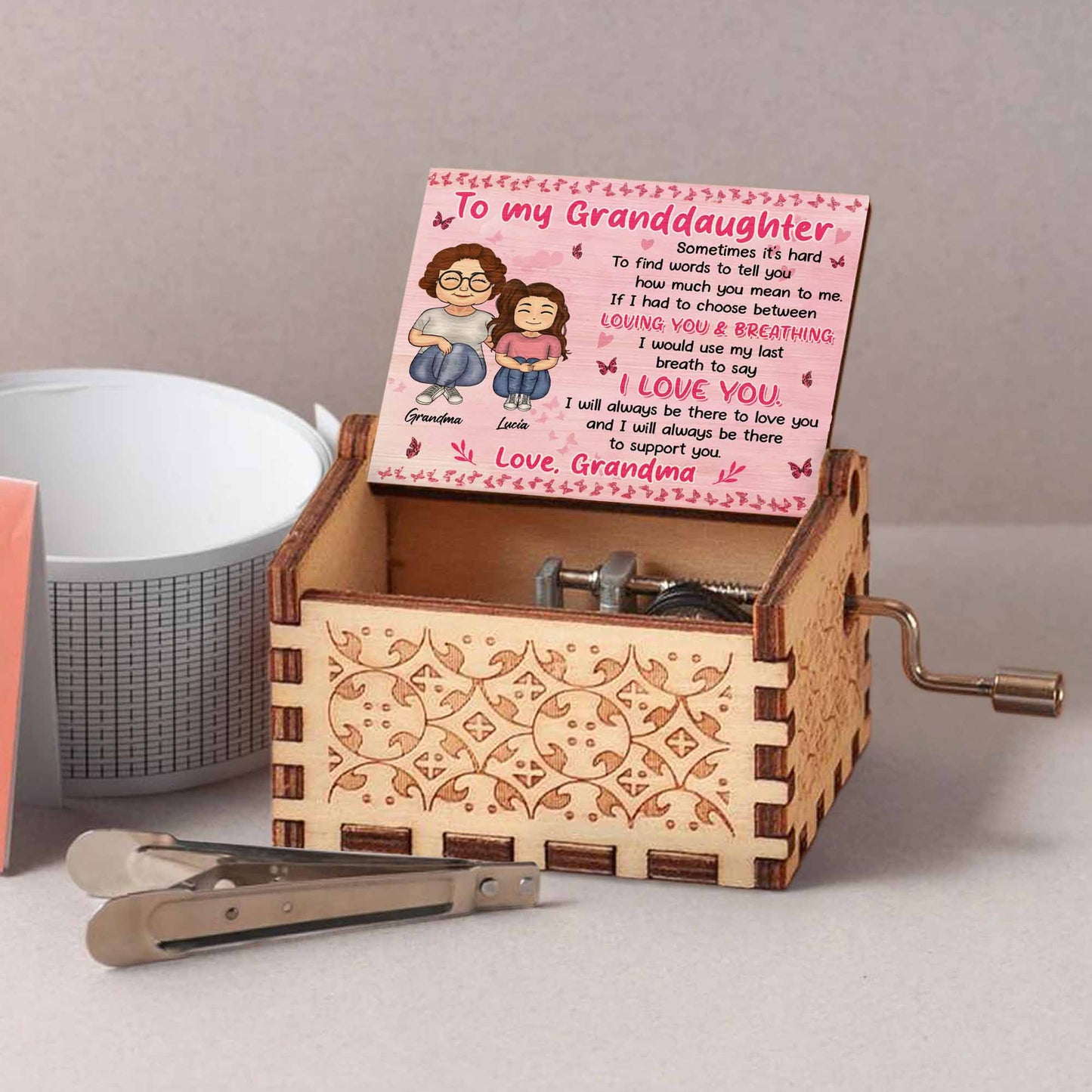 To My Granddaughter, Love And Support Message