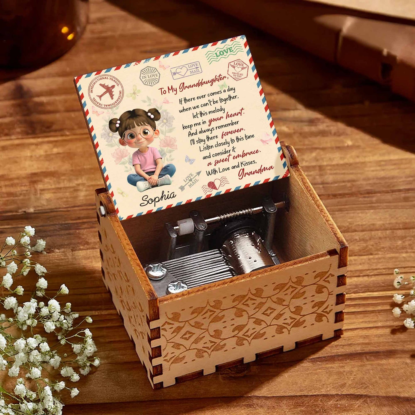 To My Granddaughter, Let This Melody Keep Me In Your Heart