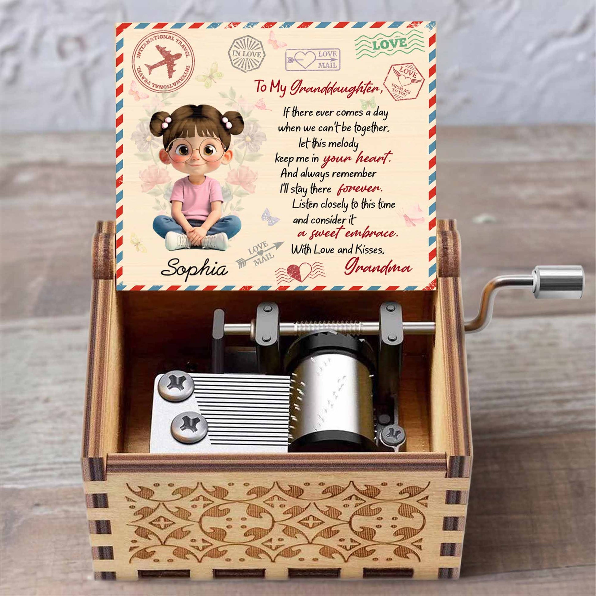 To My Granddaughter, Let This Melody Keep Me In Your Heart