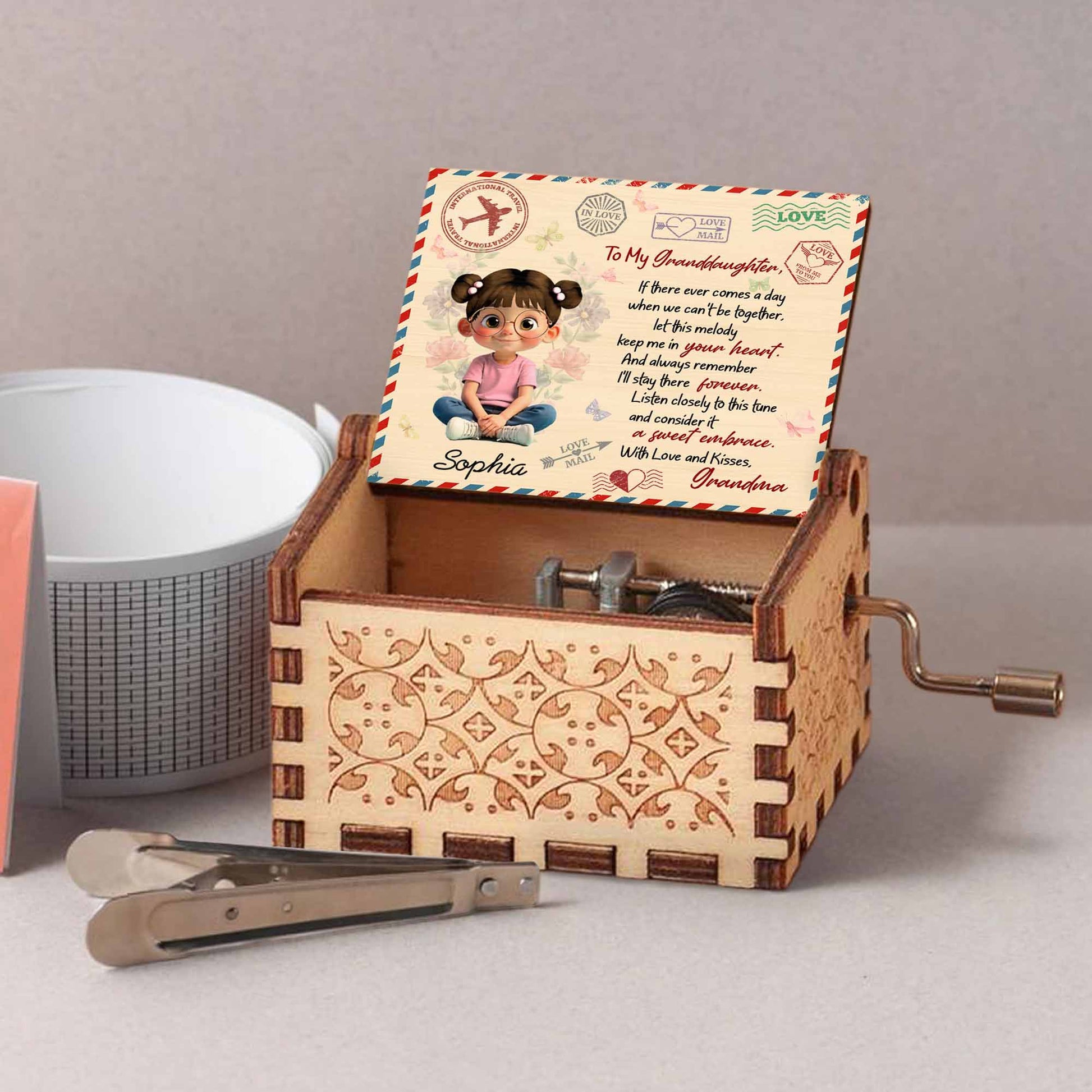 To My Granddaughter, Let This Melody Keep Me In Your Heart