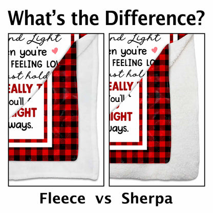 To My Granddaughter Hopes And Wishes Blanket With Cartoon Girl