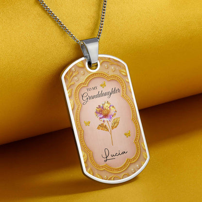 To My Granddaughter, Once Upon A Time, Flowers And Butterflies