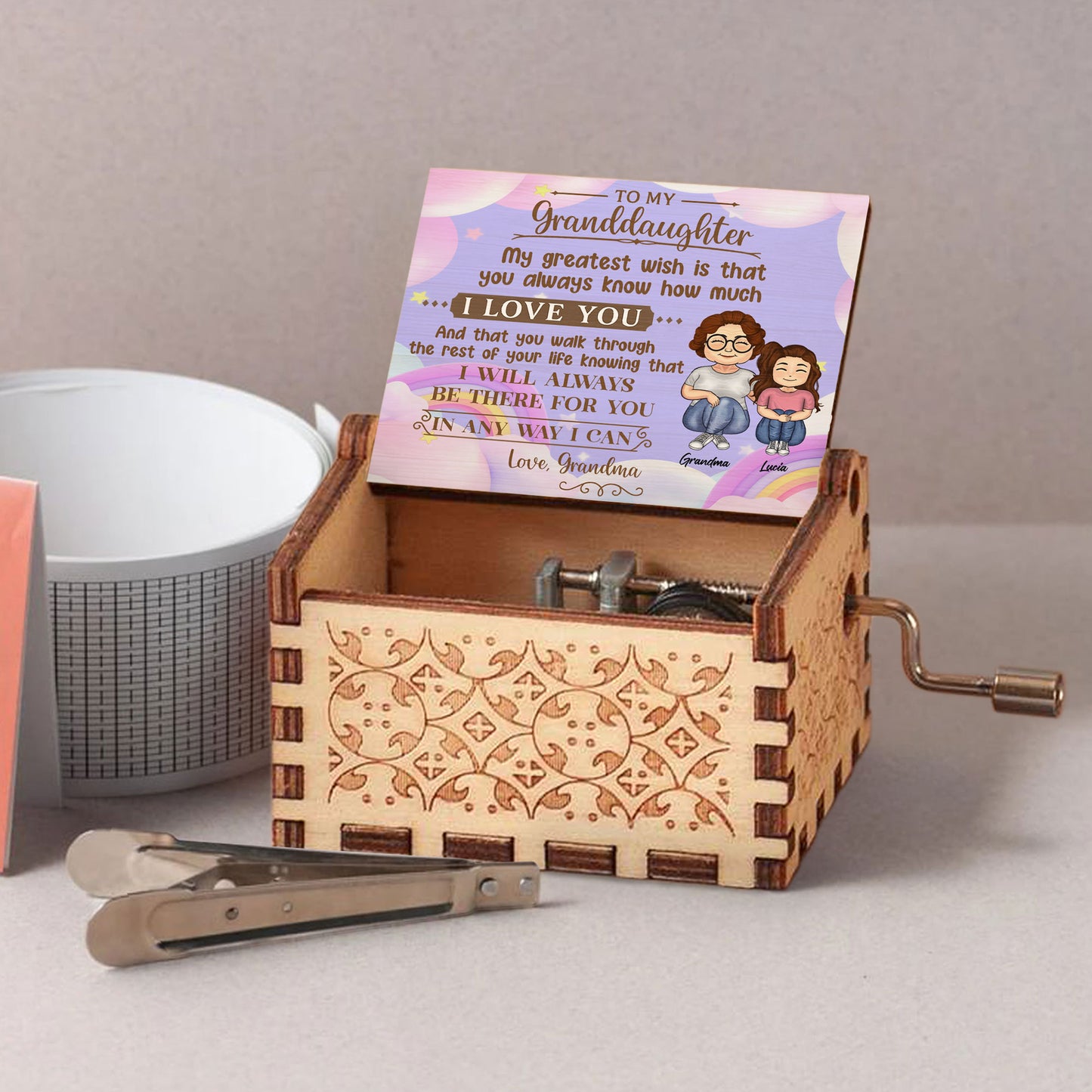 To My Granddaughter, Love From Grandma