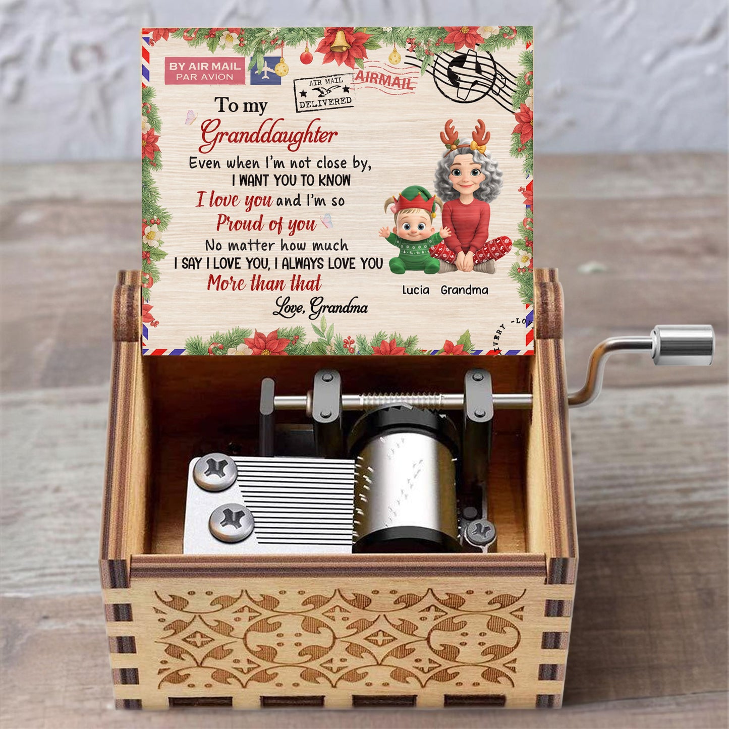 To My Granddaughter, Love And Proud Message