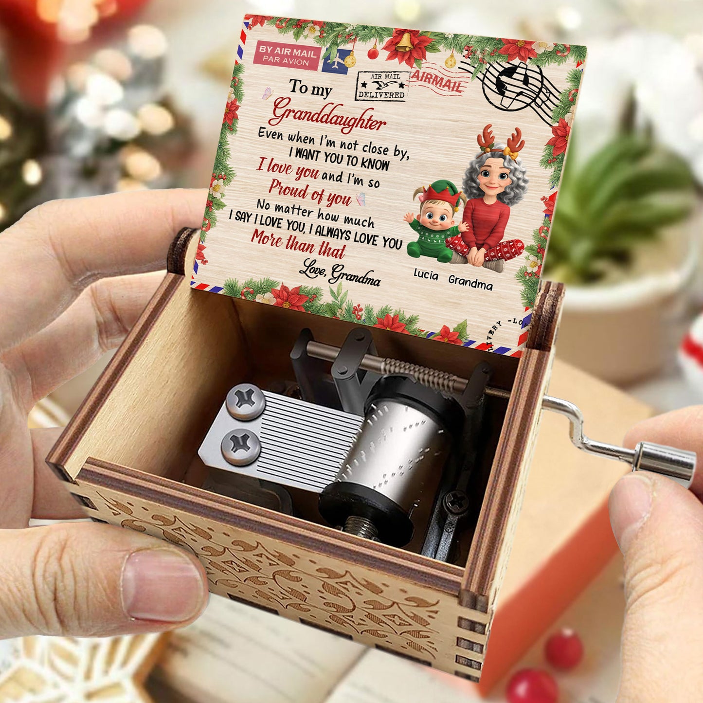 To My Granddaughter, Love And Proud Message