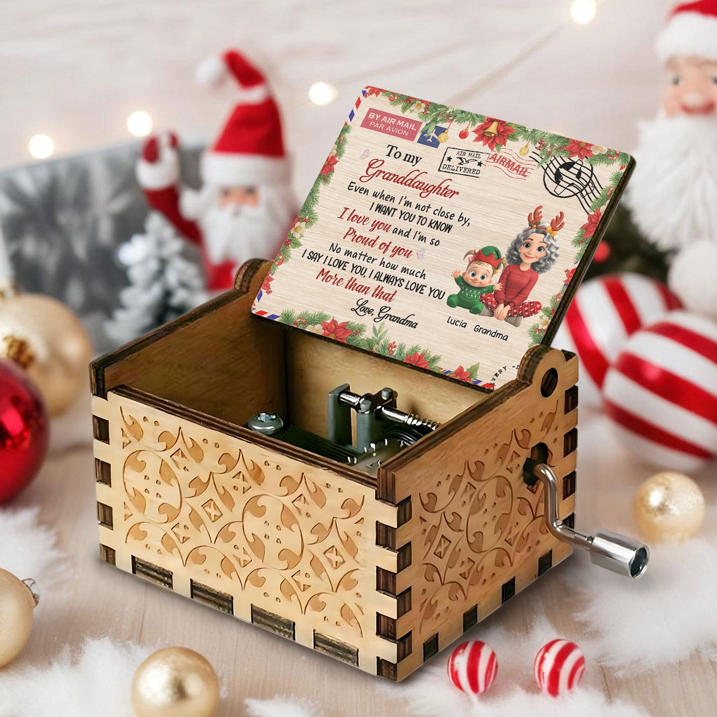 To My Granddaughter, Love And Proud Message