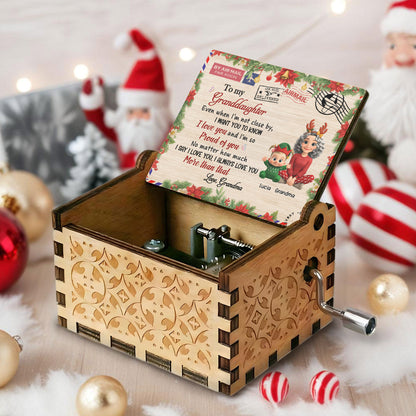 To My Granddaughter, Love And Proud Message