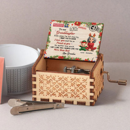 To My Granddaughter, Love And Proud Message