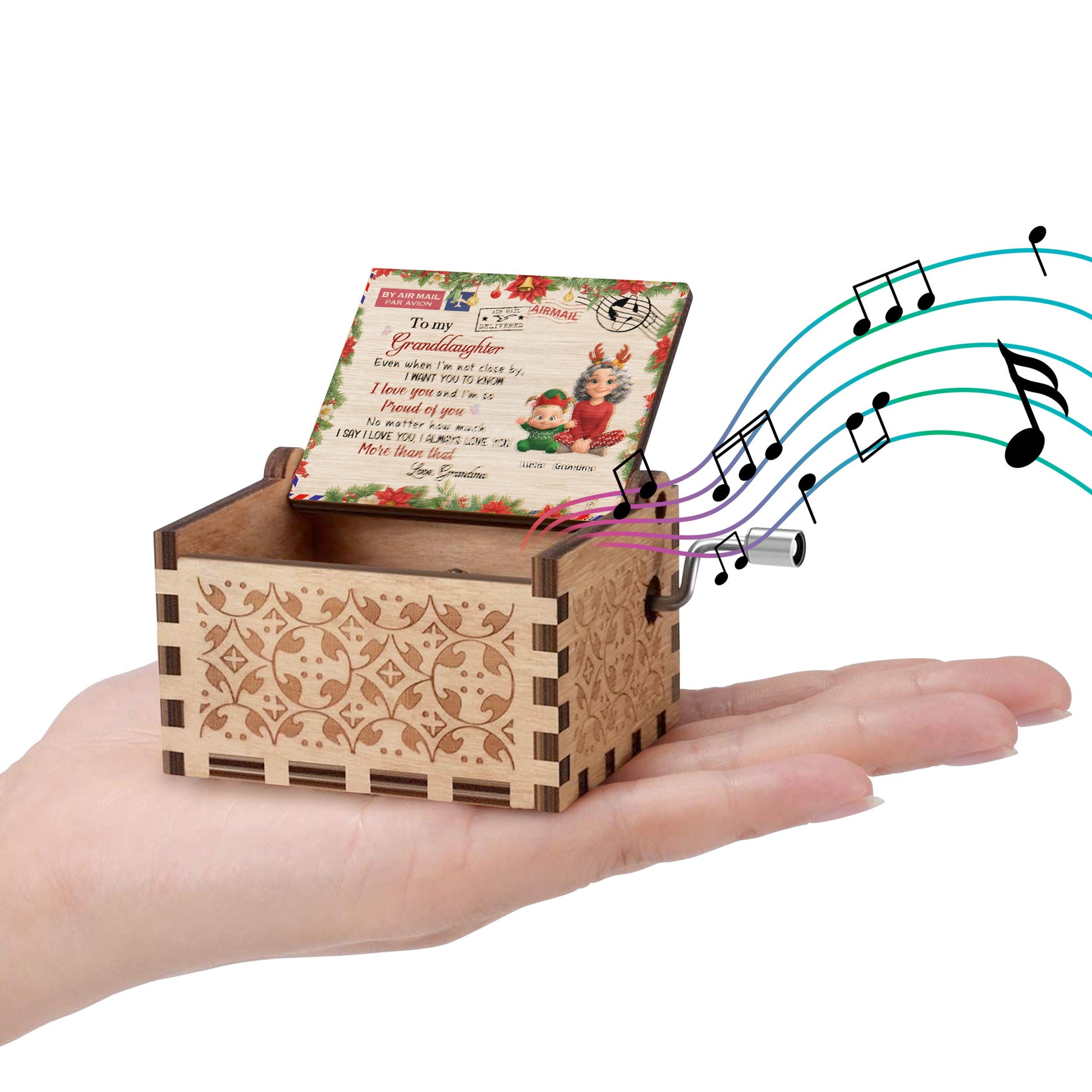 To My Granddaughter, Love And Proud Message