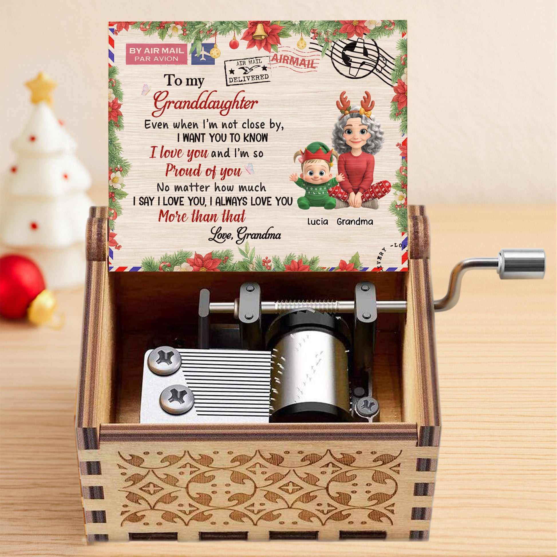 To My Granddaughter, Love And Proud Message