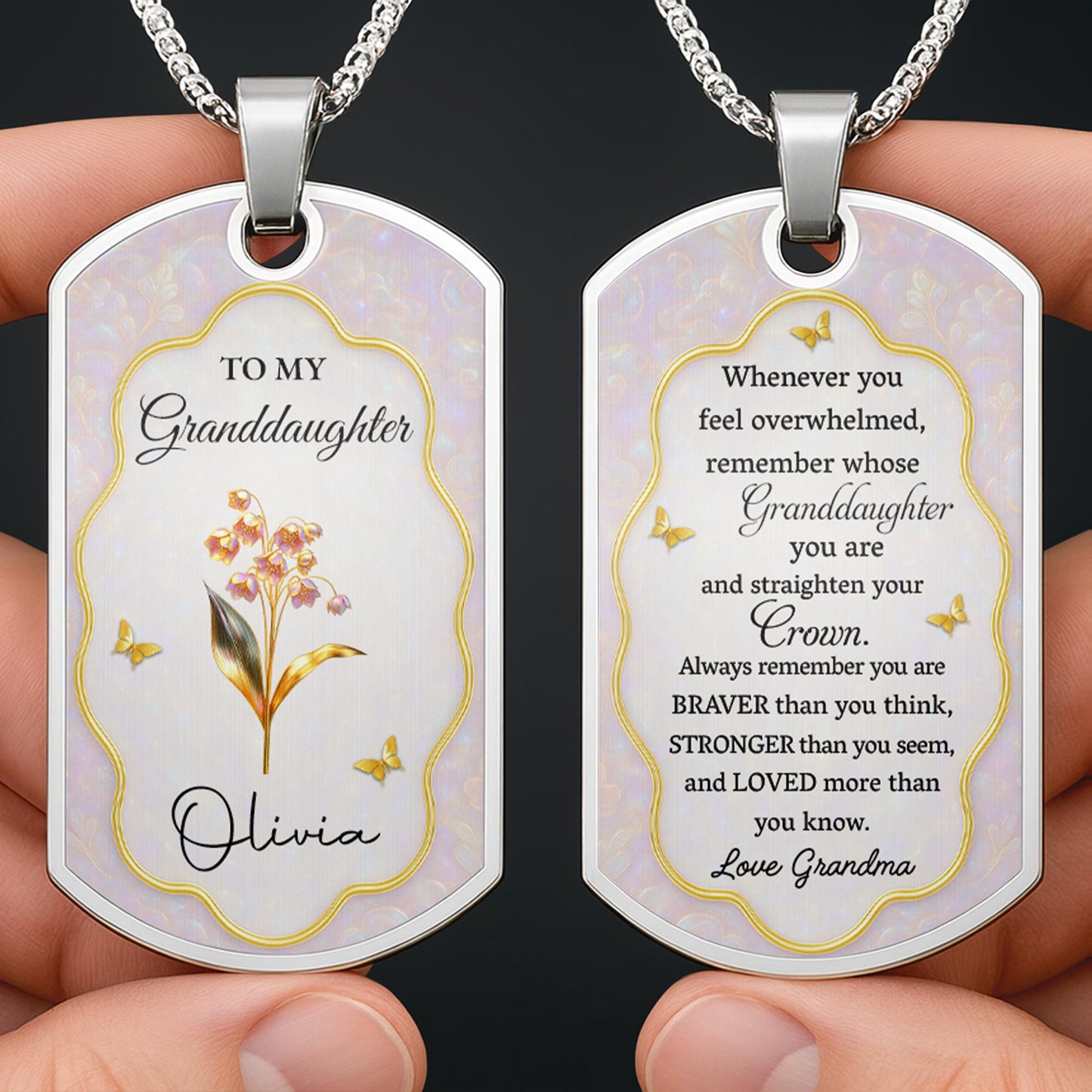 To My Granddaughter, Feel Overwhelmed, Remember Whose Granddaughter You Are