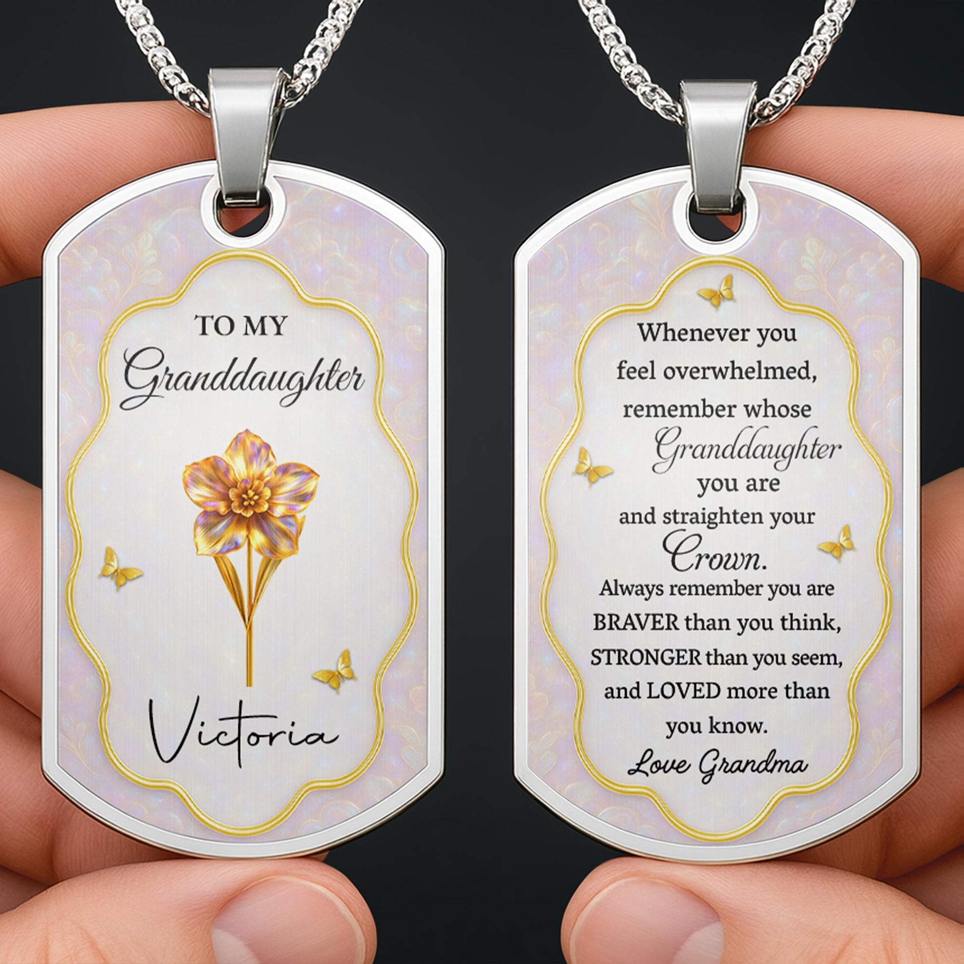 To My Granddaughter, Feel Overwhelmed, Remember Whose Granddaughter You Are