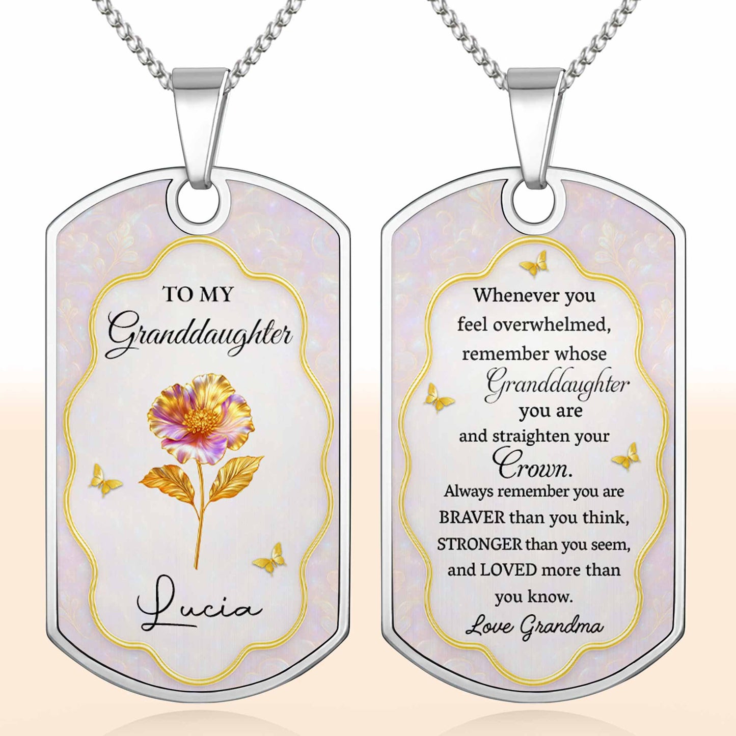 To My Granddaughter, Feel Overwhelmed, Remember Whose Granddaughter You Are