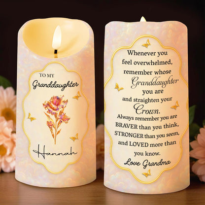 Remember Whose Granddaughter You Are, Flowers And Butterflies