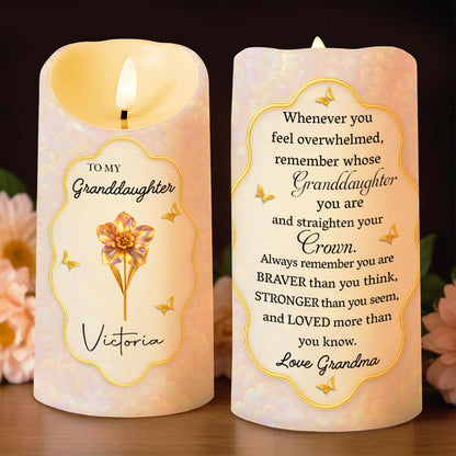 Remember Whose Granddaughter You Are, Flowers And Butterflies