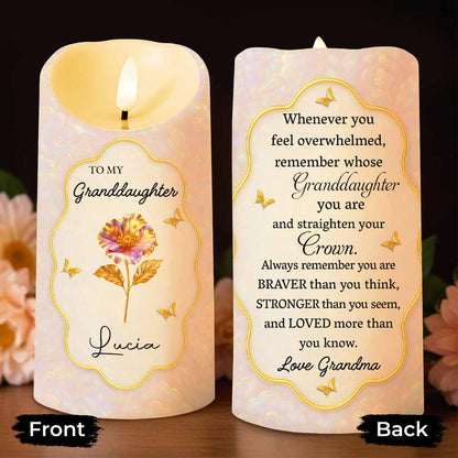 Remember Whose Granddaughter You Are, Flowers And Butterflies