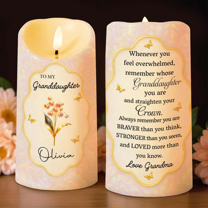 Remember Whose Granddaughter You Are, Flowers And Butterflies