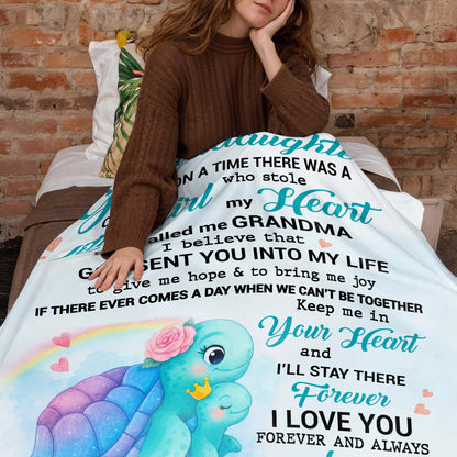 To My Granddaughter, Turtle and Hearts Design