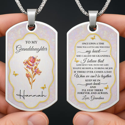 To My Granddaughter, Once Upon A Time, Flowers And Butterflies