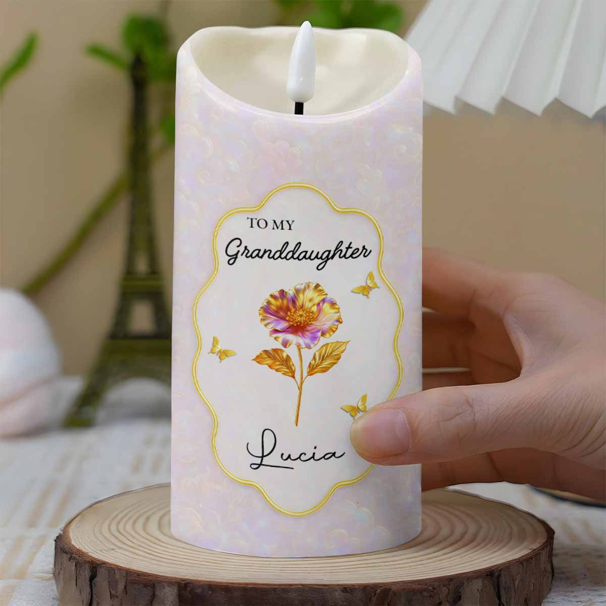 Once Upon A Time, Little Girl Stole My Heart, Flower and Butterfly Design