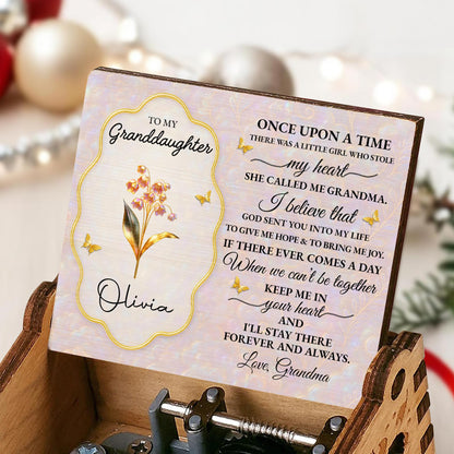 To My Granddaughter, Flowers and Butterflies