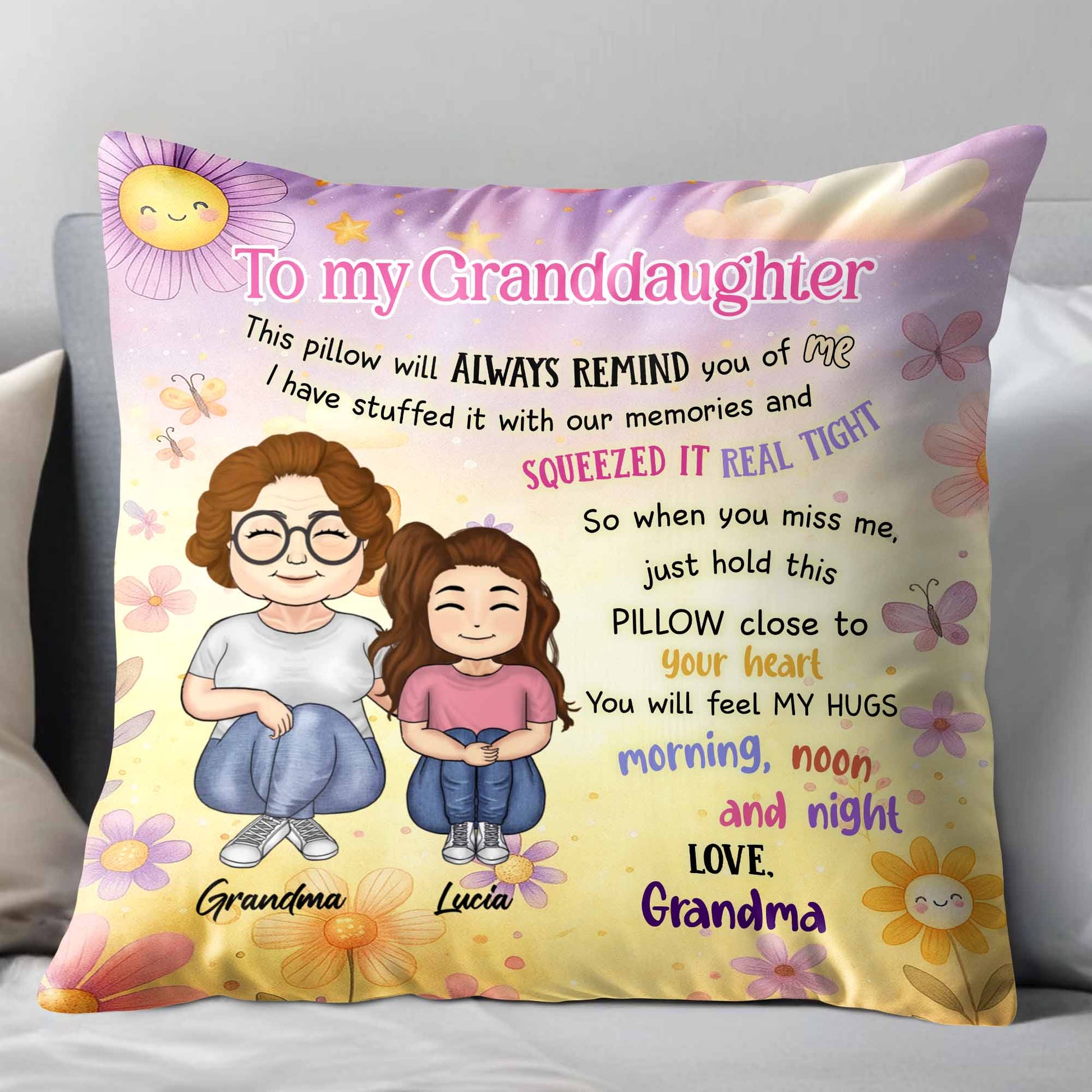 This Pillow Will Always Remind You of Me, Hugs Morning, Noon, And Night