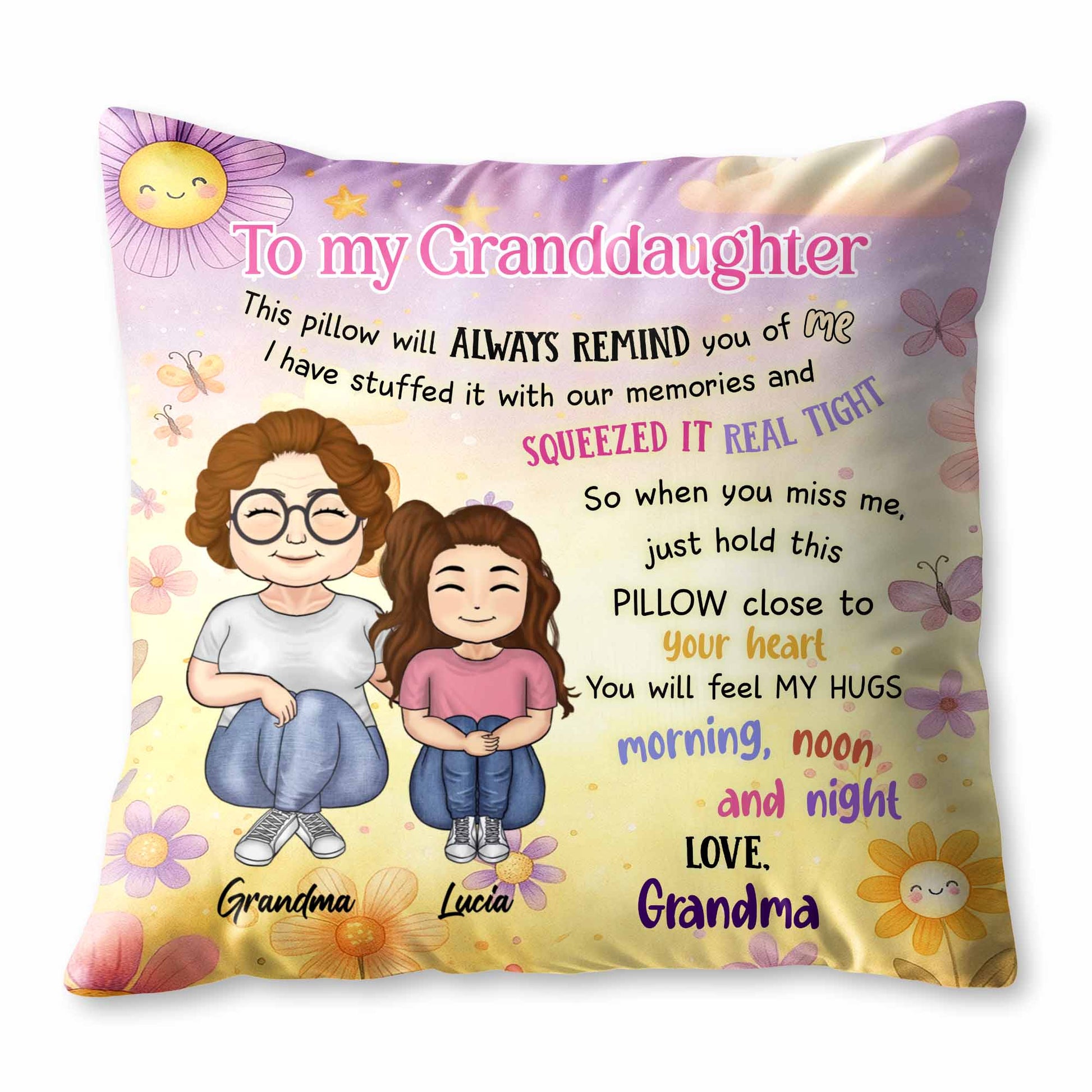This Pillow Will Always Remind You of Me, Hugs Morning, Noon, And Night